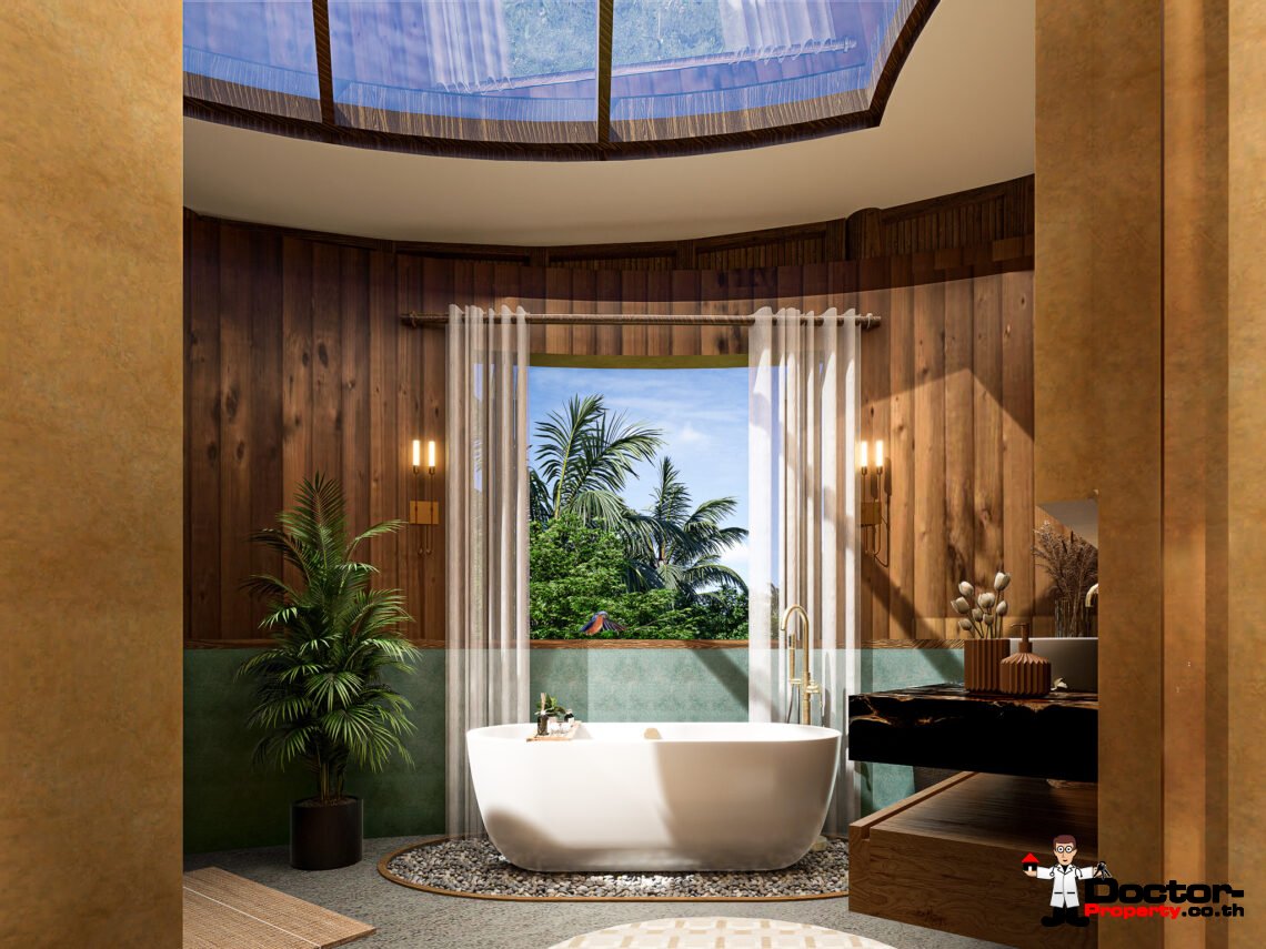 2 Bedroom Pool Villa with Sea View in Angthong, Koh Samui – For Sale